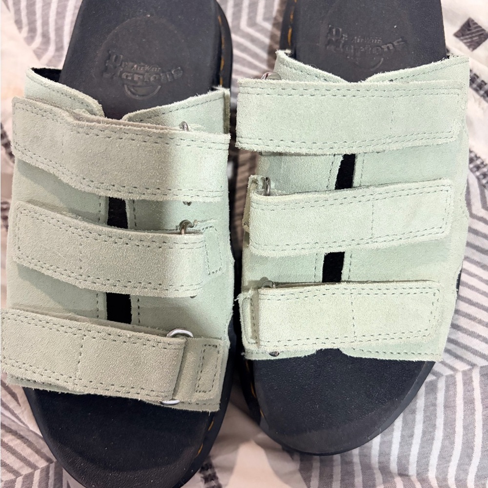 Dr. Martens Raine Mint Green Sandals